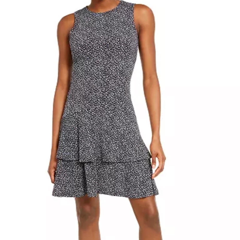 NWT Michael Kors Boutique Blooms Flounce Dress